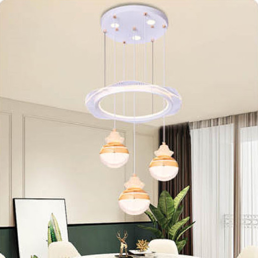 Đèn thả trang trí Andora Ø450 x H1100 - LED 3 CĐ + Remote