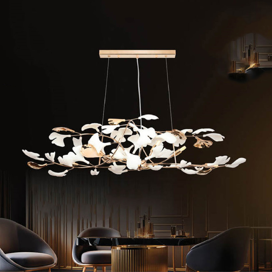 Đèn thả trang trí Andora L1000*W300*H260+1300 - G9*8 (có bóng)