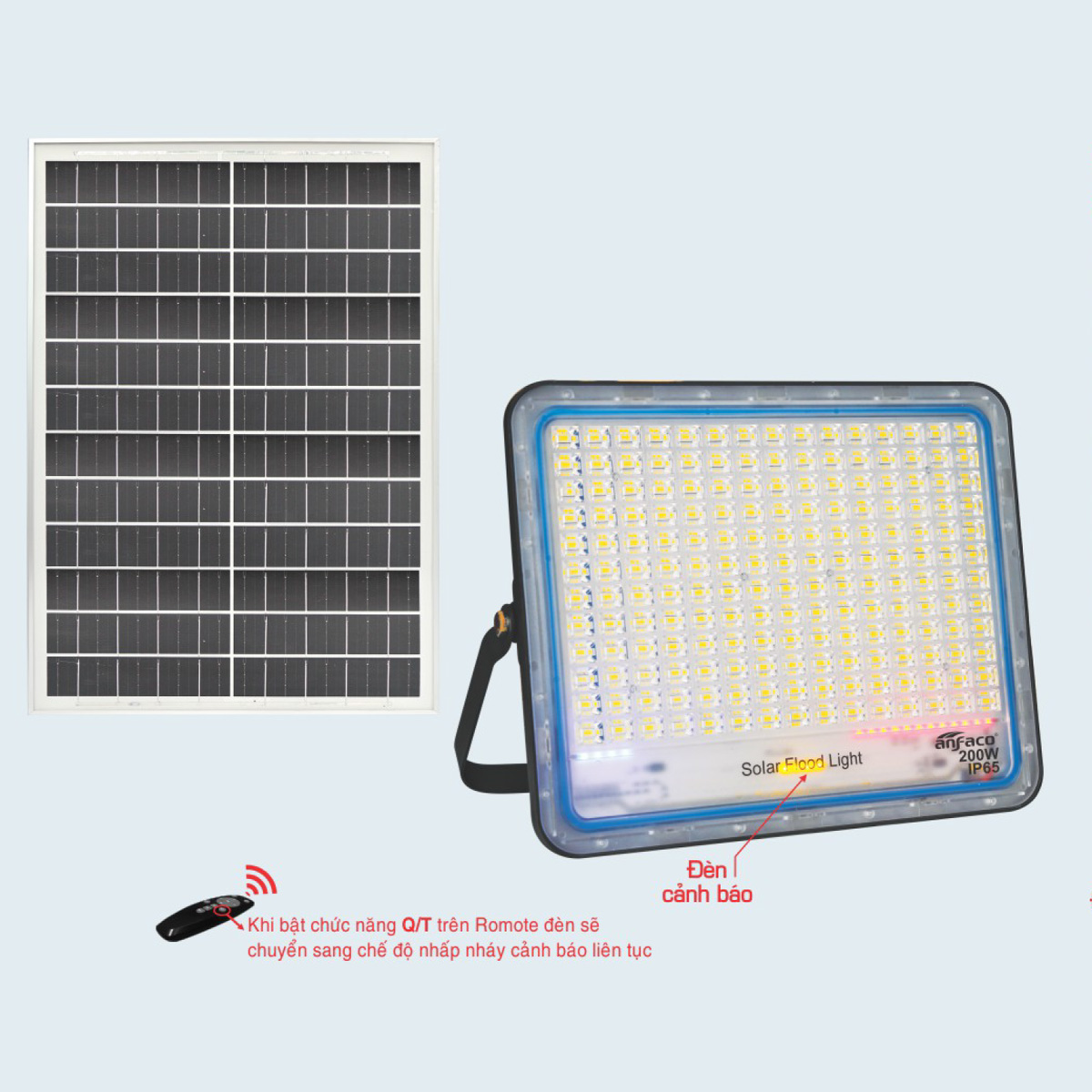 Đèn pha Led Anfaco SOLAR 009 200W