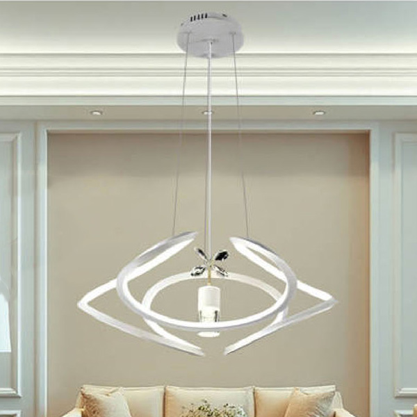 Đèn thả trang trí Andora Ø600 x H1000 - LED 3 CĐ + Remote