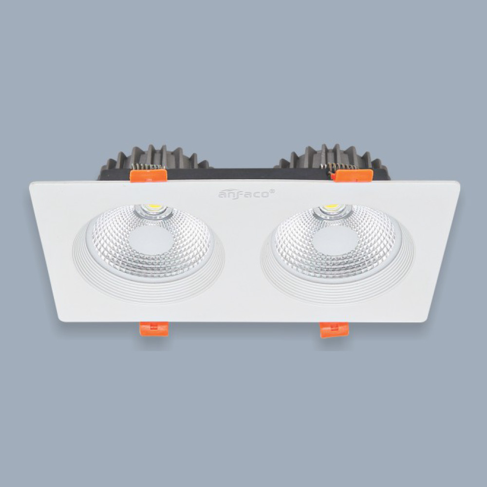 Đèn âm trần downlight Anfaco AFC 757/2 Led 12W