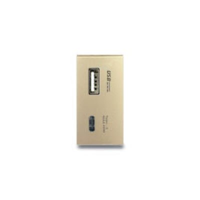 Hạt ổ cắm USB 20W size S Grimma G9 series, G9USB20