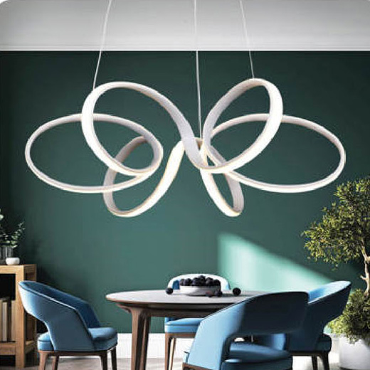 Đèn thả trang trí Andora Ø500 x H1000 - LED 3 CĐ + Remote