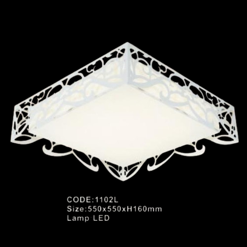 Đèn mâm ốp trần vuông led - 550*550*H160 mm