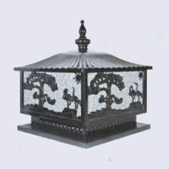 Đèn trụ cổng vuông E27*1 Lamp