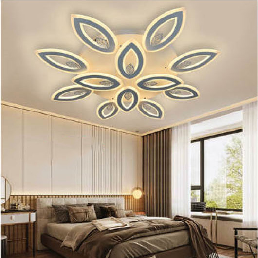Đèn ốp trần trang trí Andora Ø850 - LED 3 CĐ + Remote