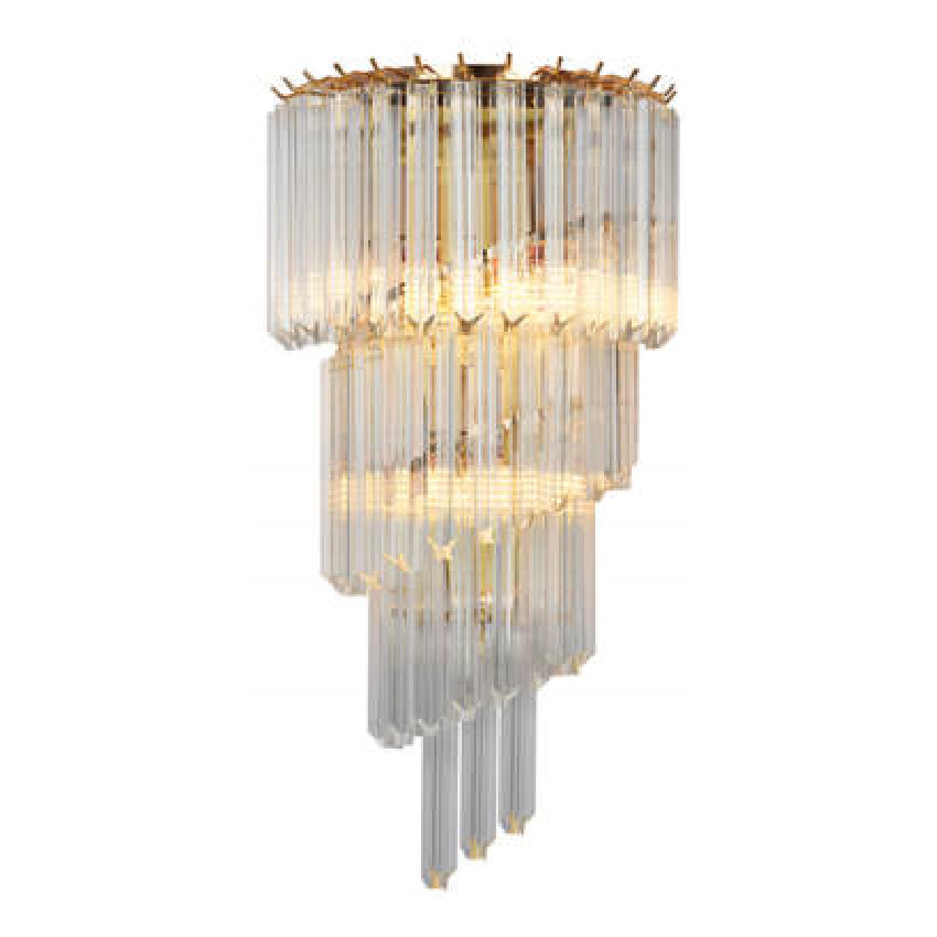 Đèn vách pha lê trang trí Andora L300*H580 - E14*3 ( Pha Lê Trong)