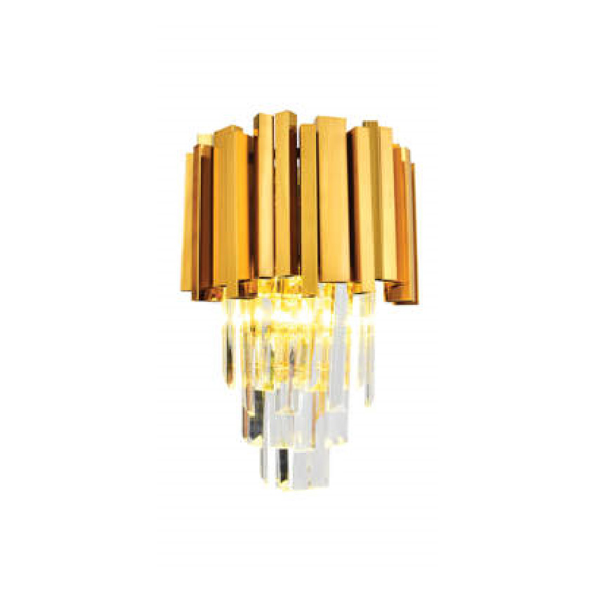 Đèn vách pha lê trang trí Andora L230*H330 E14*2 (PHA LÊ TRONG)