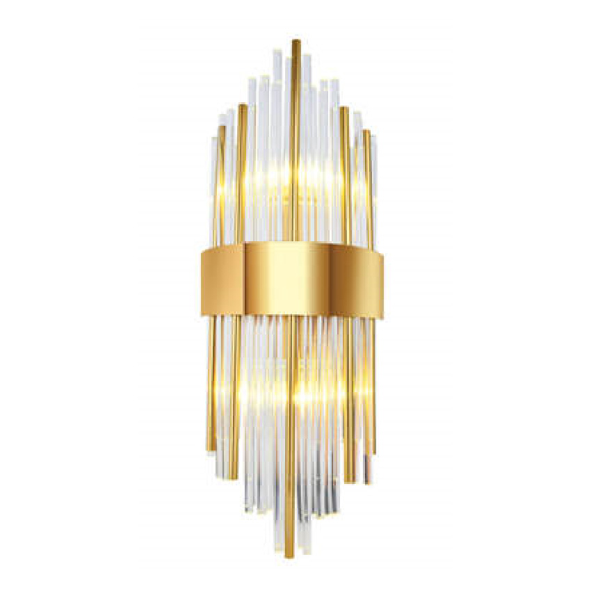Đèn vách pha lê trang trí Andora L200*H590 E14*2 (PHA LÊ TRONG)