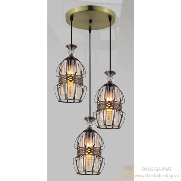 Đèn treo trần trang trí Slister Ø240*H1000mm - E27*3