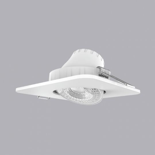 Đèn Led downlight điều chỉnh hướng chiếu sáng mặt vuông