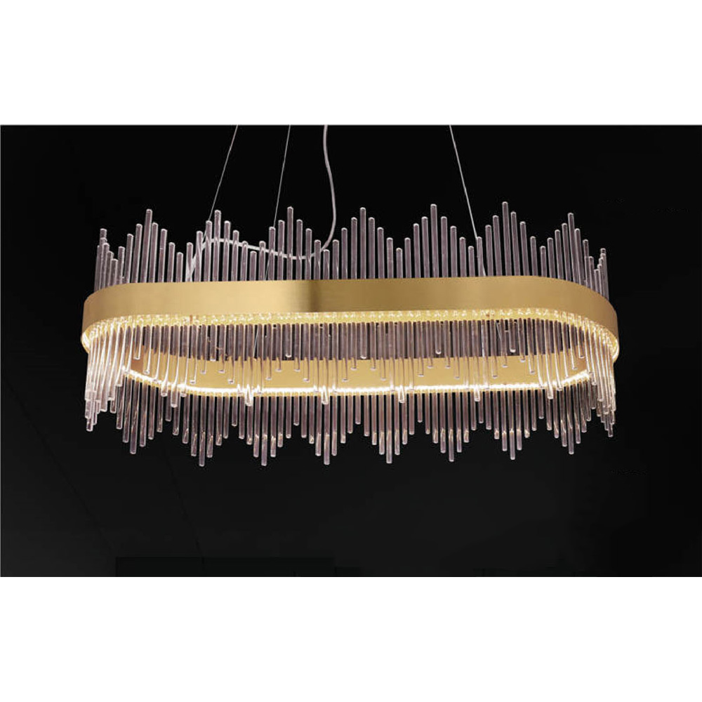 Đèn thả pha lê Andora TPL-17008/L1000 L1000 x W350 x H360 +900 LED 3 CĐ