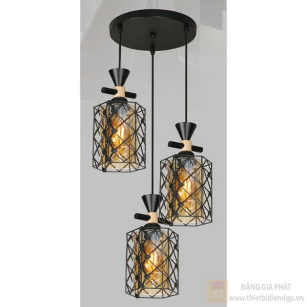 Đèn treo trần trang trí Slister Ø240*H1000mm - E27*3