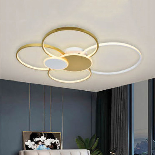 Đèn ốp trần trang trí Andora L1000*W850*H100 - LED 3 CĐ + Remote