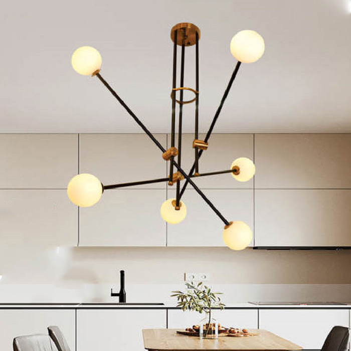 Đèn thả bàn ăn Andora ĐT-04/6G-BK LED G9*6 (có bóng)