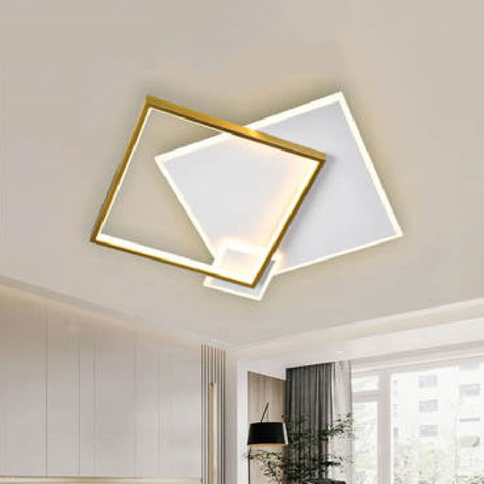 Đèn ốp trần trang trí Andora L550*W520*H80 - LED 3 CĐ + Remote
