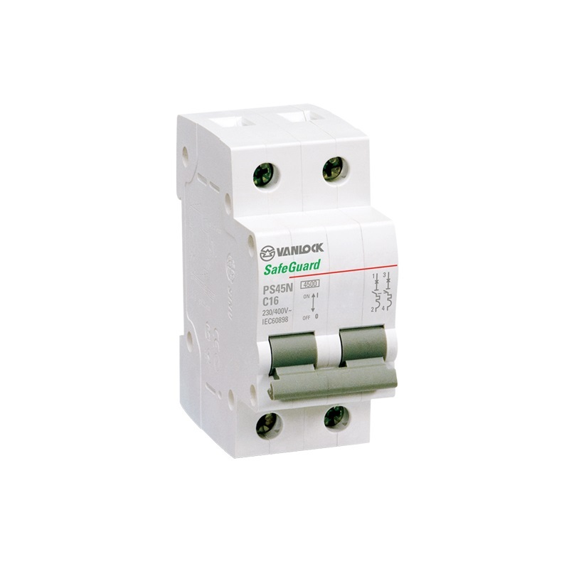 MCB 2P 6A 4.5kA