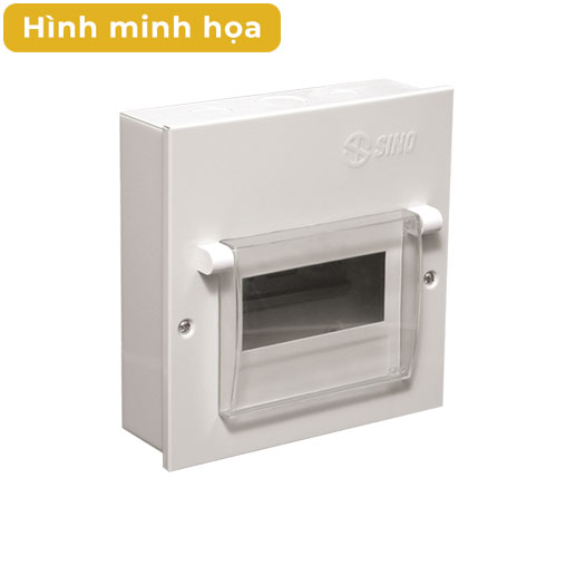 Tủ điện 6 Module Sino vỏ kim loại