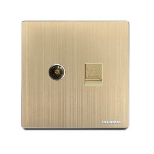 Ổ cắm điện thoại và Tivi GRIMMA G52GTVTEL