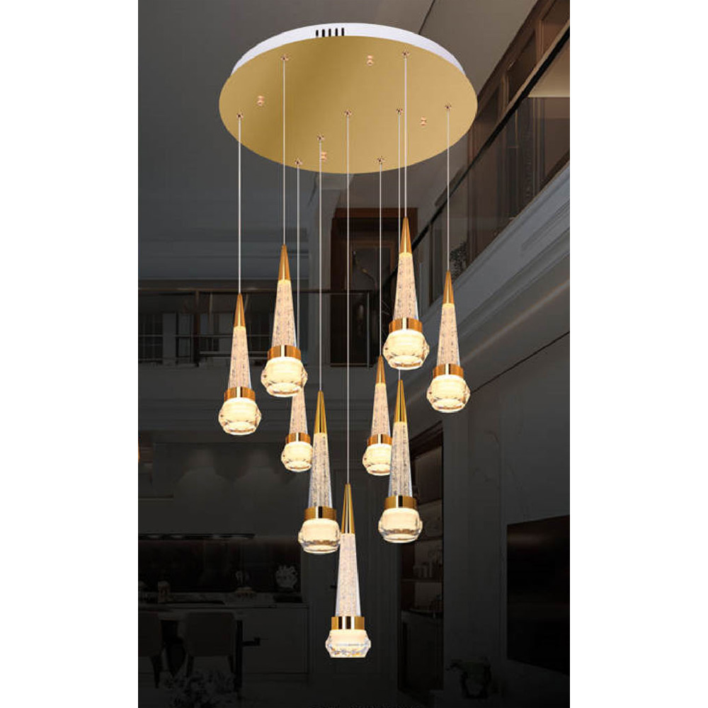 Đèn thả pha lê Andora Ø500*H1000 - LED 3000K
