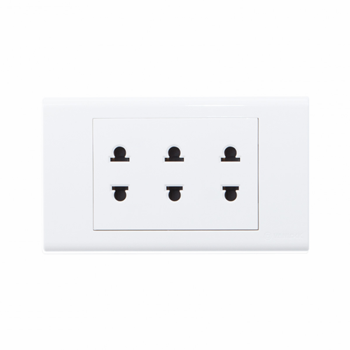 Bộ 3 ổ cắm 2 chấu 16A