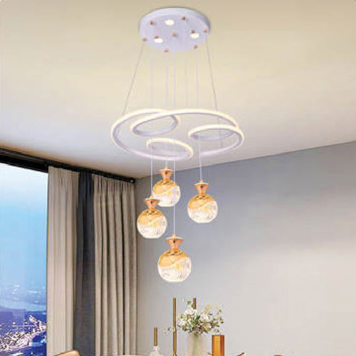 Đèn thả trang trí Andora Ø500*H1200 - LED 3 CĐ + Remote