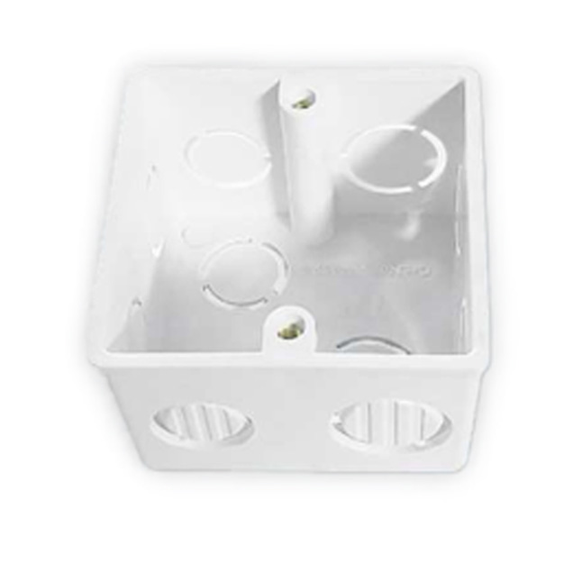 Đế âm đơn mặt vuông 78x78x51mm S1G102