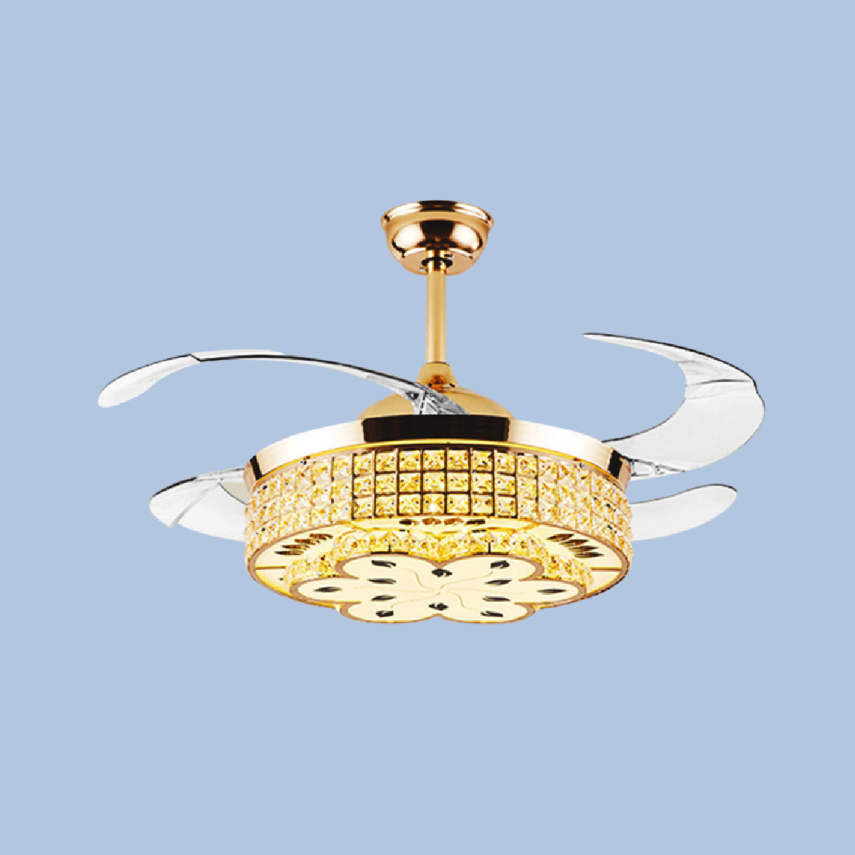 Quạt trần đèn cánh xếp Klasse 42KSA 206