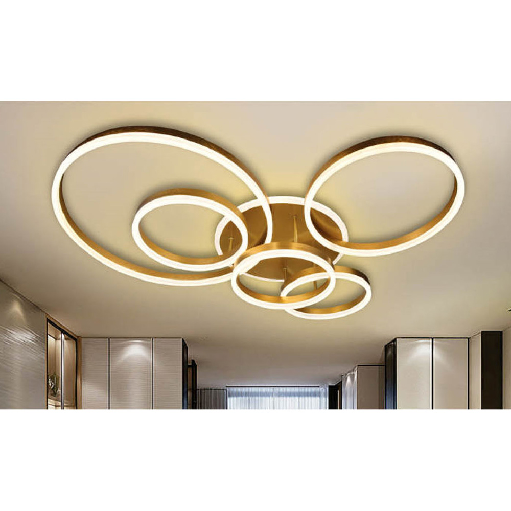 Đèn ốp trần trang trí Andora L1200*W800 - LED 3 CĐ + Remote