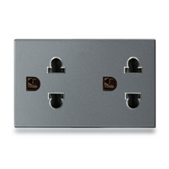 Hạt ổ cắm đôi 3 chấu Grimma G8SK333