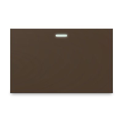 Hạt công tắc đơn 1 chiều Grimma G8CK1233 size L mặt nhựa vân xước