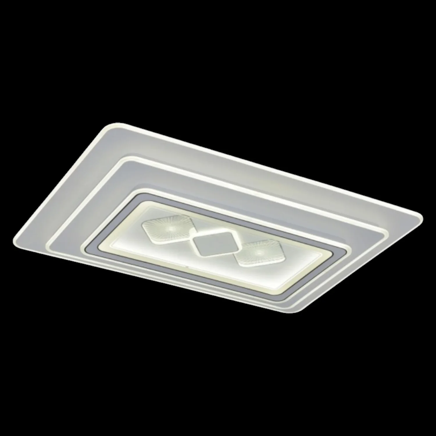 Đèn mâm led trang trí Hufa L1100*740*H90 - LED 420W, ánh sáng 3 chế độ