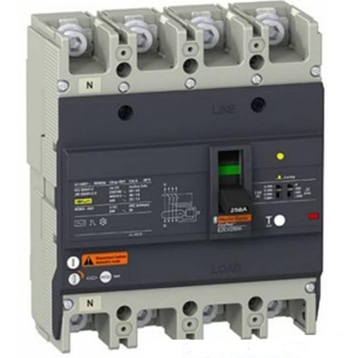 EZC250 4P type H,lcu=36ka 415 VAC