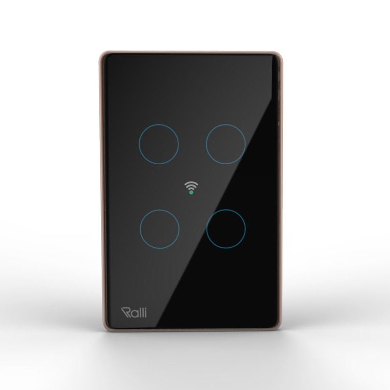 Công tắc cảm ứng Rạng Đông CTCU.WF CN.04T.2W.SP MN 4 nút bấm