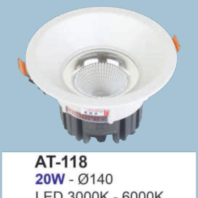 Đèn âm trần chiếu điểm Andora Ø140 - AT-118 -20W