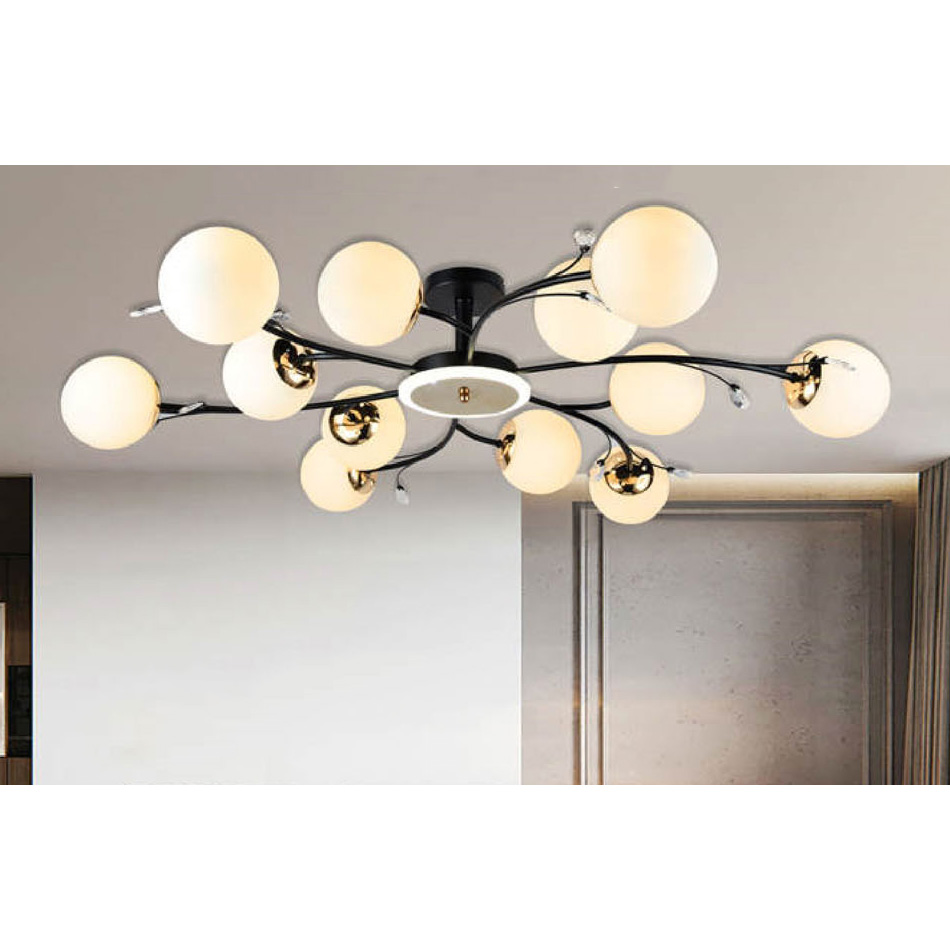 Đèn thả trang trí Andora Ø1100 x H200 - E27*12 + LED 6000K