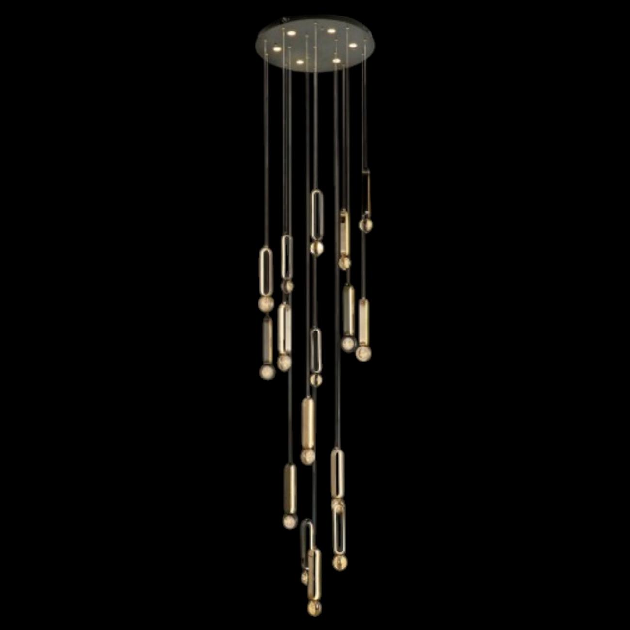 Đèn treo pha lê Slister 600*H3000mm - LED 242W - 3 CĐ