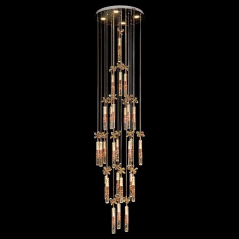 Đèn treo pha lê Slister 600*H3000mm - LED 186W-3000K