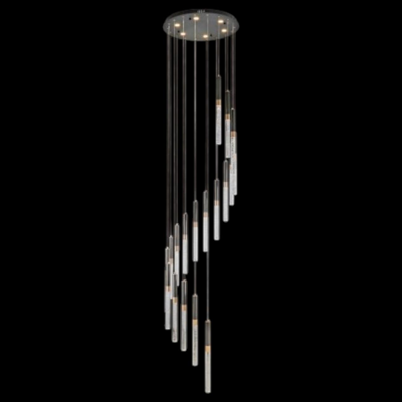 Đèn treo pha lê Slister Ø600*H3000mm - LED 72W - 3 CĐ