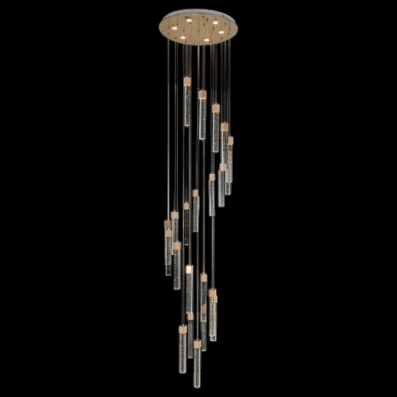 Đèn treo pha lê Slister Ø600*H3000mm - LED 84W - 3 CĐ