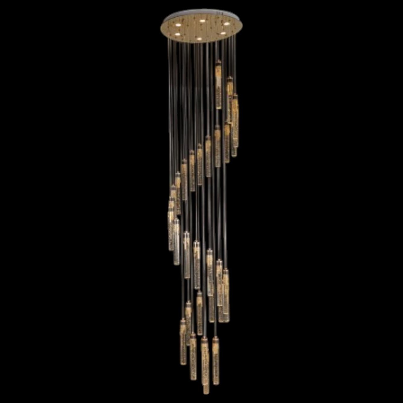 Đèn treo pha lê Slister Ø600*H3000mm - LED 111W - 3 CĐ
