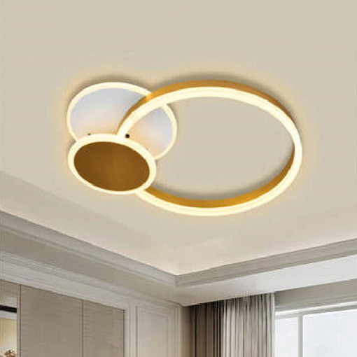 Đèn ốp trần trang trí Andora Ø500 - LED 3 CĐ + Remote
