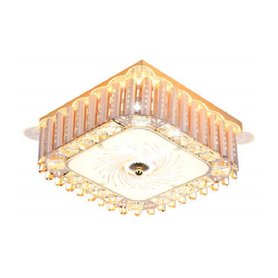 Đèn mâm Led Andora vuông Ø300*H110 LED 25W*2 - 3 CĐ