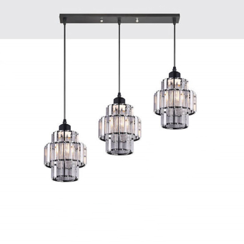 Đèn thả bàn ăn Andora đế dài Ø250*H1000 - E27*3