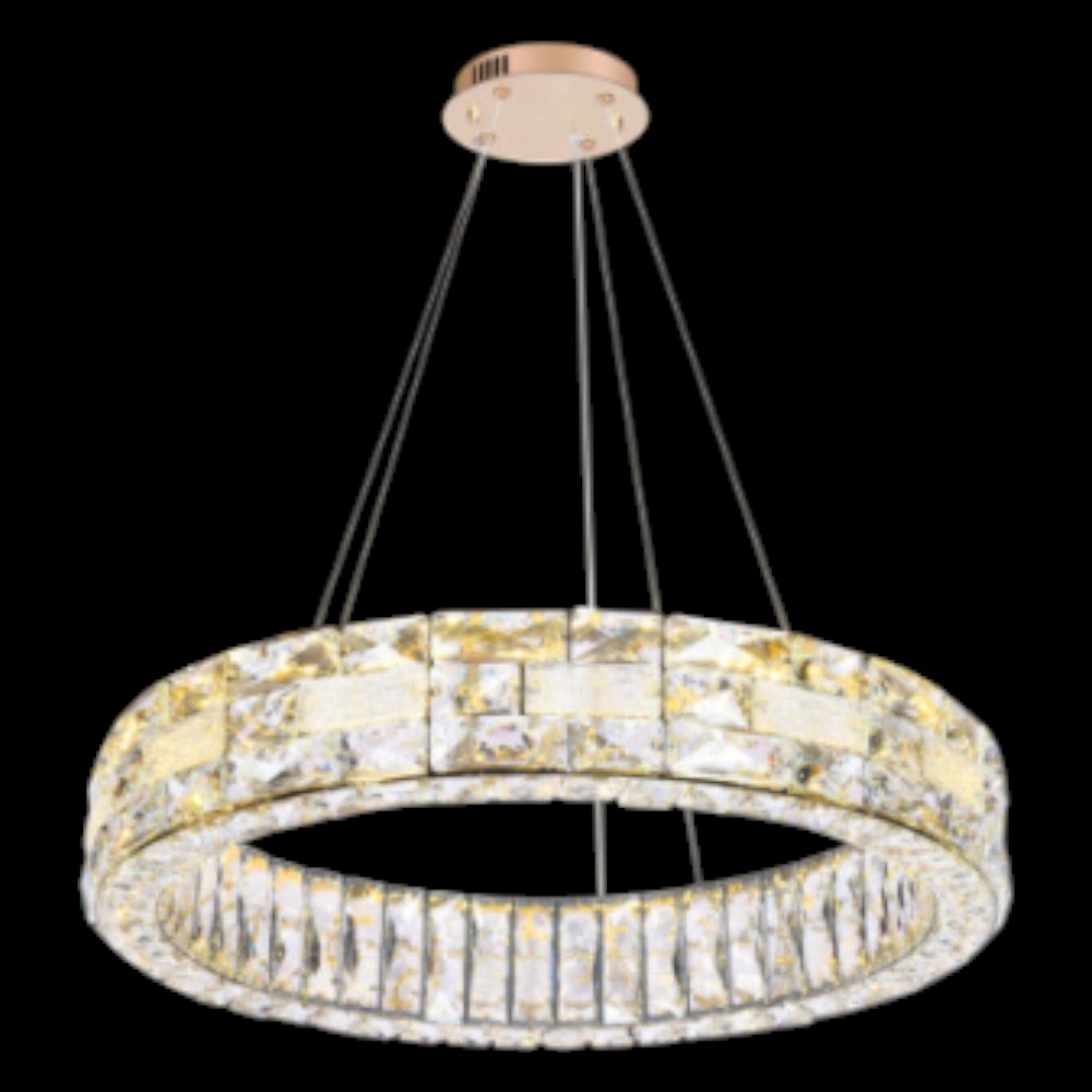 Đèn thả pha lê Andora TL-8003/600 Ø600*H110+900 40W Led 3 CĐ