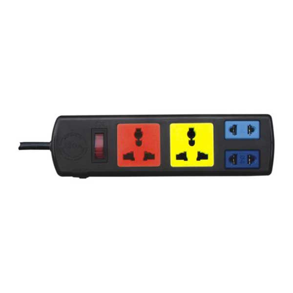 Ổ cắm kéo dài đa năng kết hợp LiOa 4 ổ cắm, có bảo vệ quá tải 2D2S
