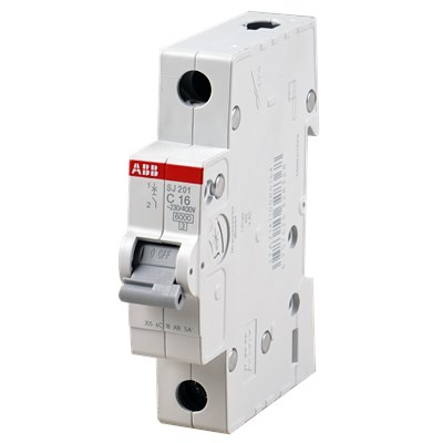 Cầu dao tự động MCB ABB 1P SJ201-C6 6kA