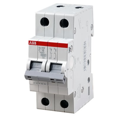 Cầu dao tự động MCB ABB 2P SJ202-C6 6kA