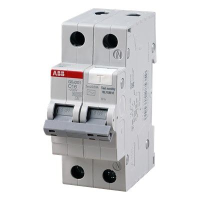 RCBO ABB 1P+N GSJ201 AC-C10/0.03 6kA