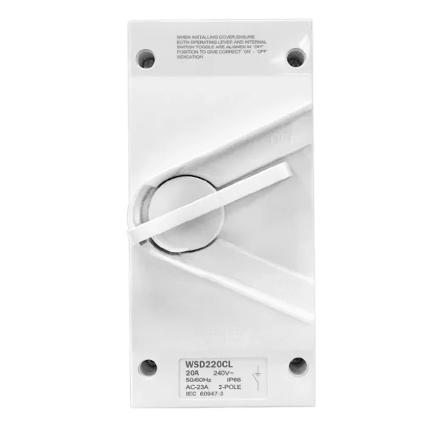 Cầu dao cách ly ABB 2P WSD220CL 20A